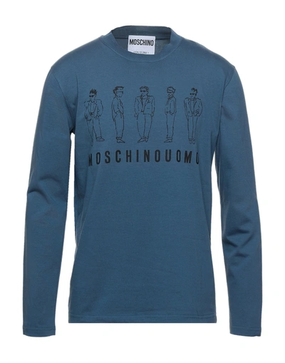 Moschino T-shirts In Slate Blue
