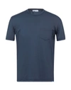 Xacus T-shirts In Slate Blue