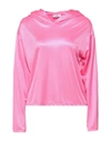 Simona-a Sweatshirts In Fuchsia