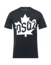 Dsquared2 T-shirts In Black
