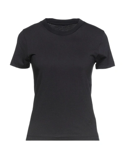 Mm6 Maison Margiela T-shirts In Black