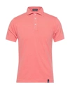 Drumohr Polo Shirts In Pink