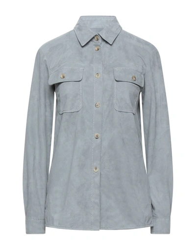 Armani Collezioni Shirts In Grey