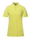 Roberto Collina Polo Shirts In Acid Green