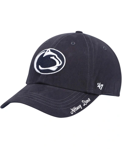 47 Brand Women's Navy Penn State Nittany Lions Miata Clean Up Logo Adjustable Hat