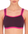 Natori High-impact Yogi Contour Convertible Full Coverage Sports Bra 731050 In Sumac/electric Pink