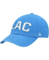 47 Brand Women's Powder Blue Los Angeles Chargers Finley Clean Up Adjustable Hat In Powder Blue