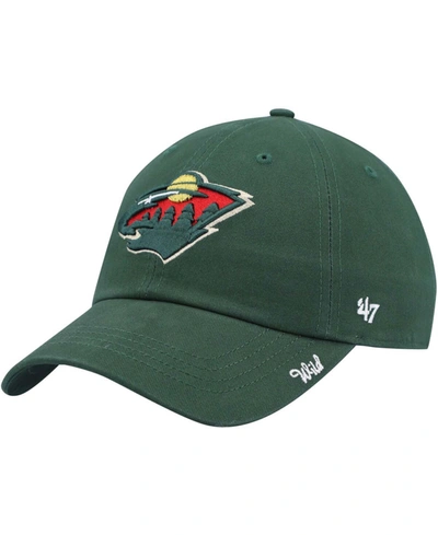 47 Brand Women's Green Minnesota Wild Miata Clean Up Adjustable Hat