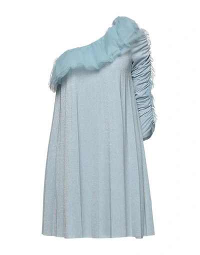 Soallure Short Dresses In Blue