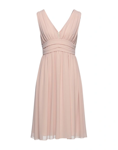 Nina 14.7 Midi Dresses In Blush
