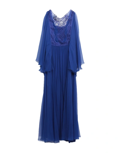 Alberta Ferretti Long Dresses In Bright Blue