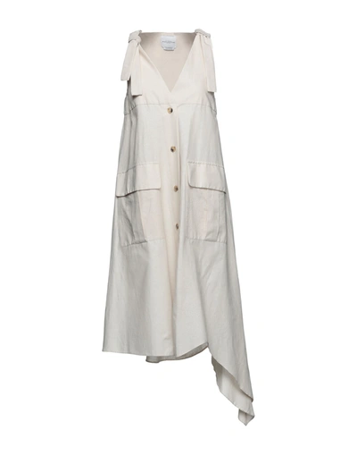 Ballantyne Midi Dresses In White
