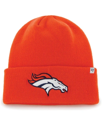 47 Brand Men's Orange Denver Broncos Secondary Basic Cuffed Knit Hat