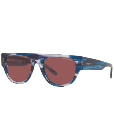 Arnette Unisex Sunglasses, An4293 Gto 53 In Tie-dye Blue
