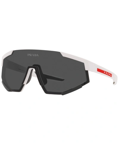 Prada Men's Sunglasses, Ps 04ws 39 In White Rubber