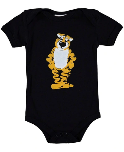 Two Feet Ahead Infant Boys And Girls Black Missouri Tigers Big Logo Bodysuit