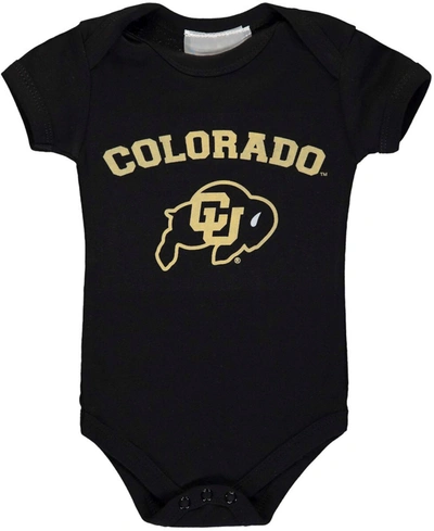 Two Feet Ahead Infant Boys And Girls Black Colorado Buffaloes Arch Logo Bodysuit