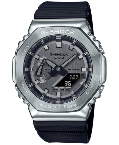 G-shock Men's Black & Silver-tone Strap Watch 45.2mm