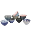 Bia Ooh Lala Mix And Match 23 Ounce Bowls, Set Of 8 In Multi
