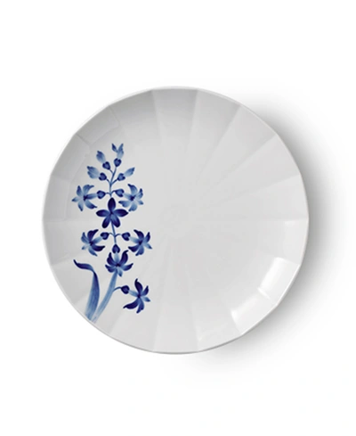 Royal Copenhagen Blomst Salad Plate Hyacinth, 8.75" In Blue And White