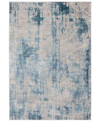 Km Home Alloy 5' X 8' Area Rug In Light Blue