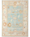 Amer Rugs Bohemian Bhm-4 Orange 5'1" X 7'6" Outdoor Area Rug In Aqua/beige