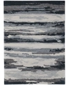 AMER RUGS ABSTRACT ABS-6 ONYX 2' X 3' AREA RUG