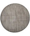 SAFAVIEH AMHERST AMT430 GRAY AND IVORY 5' X 8' AREA RUG