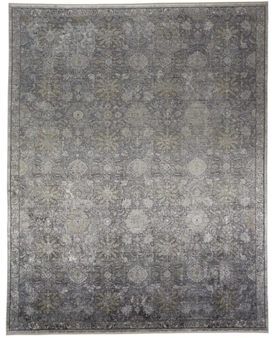 Simply Woven Sarrant R3965 Sand 2'8" X 12' Runner Rug