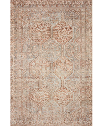 Chris Loves Julia Jules Jul-04 5' X 7'6" Area Rug In Tangerine