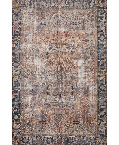 Chris Loves Julia Jules Jul-02 3'6" X 5'6" Area Rug In Terracotta