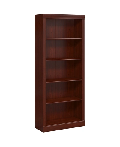 Kathy Ireland Home By Bush Furniture Bennington 5 Shelf Bookcase In Cherry