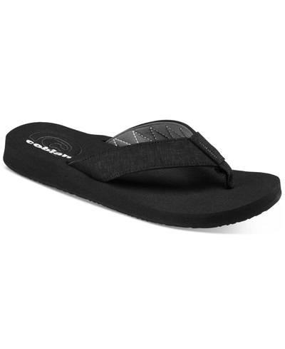 Cobian Mens Thong Slip On Thong Sandals In Black