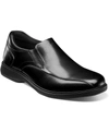 Nunn Bush Men's Kore Pro Bicycle Toe Slip-on Loafers With Comfort Technology In Black