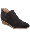 Kenneth Cole Reaction Side Way Womens Block Heel Booties In Black