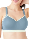 Wacoal Michelle Sport Contour Underwire Sports Bra In Blue Ambrosia