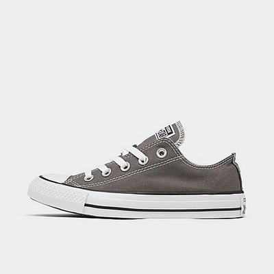 Converse Women's Chuck Taylor Low Top Casual Shoes In Grey/white