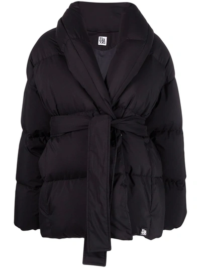 Bacon Padded Down Coat In Black