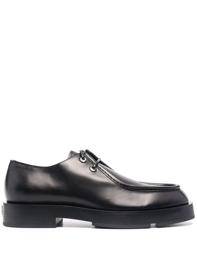 Givenchy Square-toe Oxford Lace-shoes In Schwarz