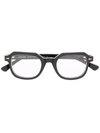 Ahlem Saint Dominique Oval-frame Glasses In Schwarz