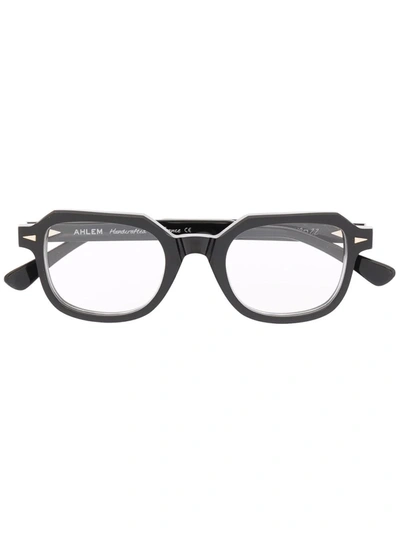 Ahlem Saint Dominique Oval-frame Glasses In Schwarz