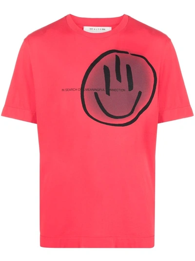 Alyx Third Eye Slogan-print T-shirt In Rot