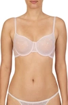 DKNY MONOGRAM MESH UNDERWIRE UNLINED DEMI BRA