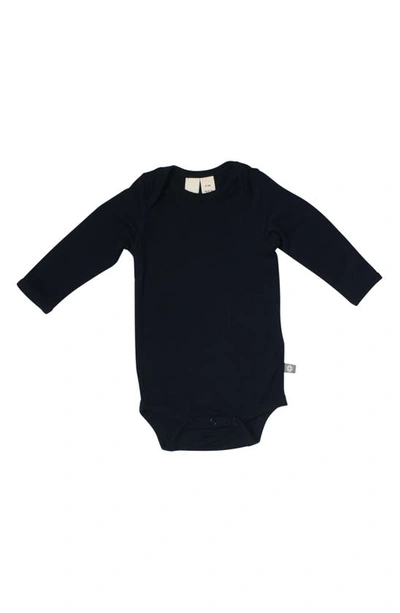 Kyte Baby Babies' Long Sleeve Bodysuit In Midnight