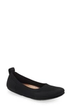 Fitflop Allegro Knit Ballet Flat In All Black