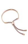 Monica Vinader Fiji 18ct Rose Gold-plated Vermeil Silver Friendship Bracelet In Ros Gold