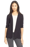 Joie Neville Knit Blazer In Caviar