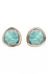 MONICA VINADER SIREN SEMIPRECIOUS STONE STUD EARRINGS,RP-EA-SSTU-AMZ