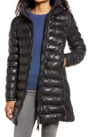 PARAJUMPERS DEMI LEATHER WATER REPELLENT WAXED LEATHER HOODED COAT,21WM-PWJCKLE52