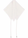 Barrie Draped-strap Cashmere Foulard In Nude